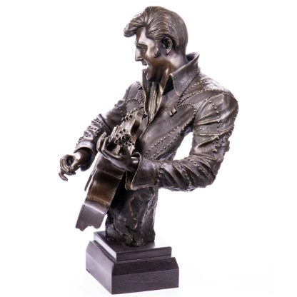 Bronzefigur Musiker mit Gitarre 56x67x30cm2