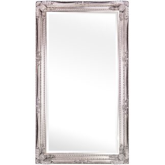 Barockspiegel mit Holzrahmen und Spiegel mit Facettenschliff 210x120x10cm