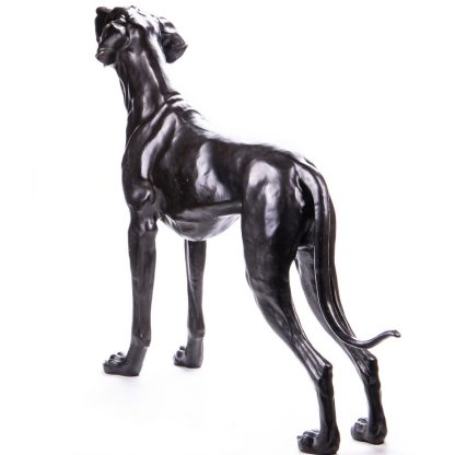 Bronze Figur Tier Jagdhund stehend 94x120x29cm2