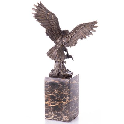 Bronzefigur Adler mit Fisch 36x20x13cm3 416x416 - Bronze Figur "Adler mit Fisch" 36x20x13cm