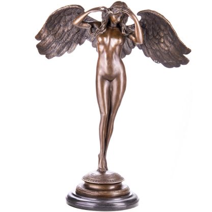Bronzefigur Engel stehend 60x47x22cm