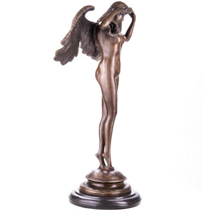 Bronzefigur Engel stehend 60x47x22cm2