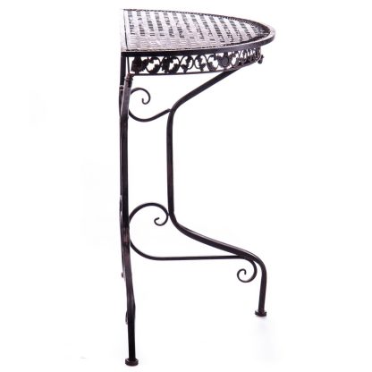 Gartenmöbel aus Metall - Konsolentisch braun 77x78x39cm2