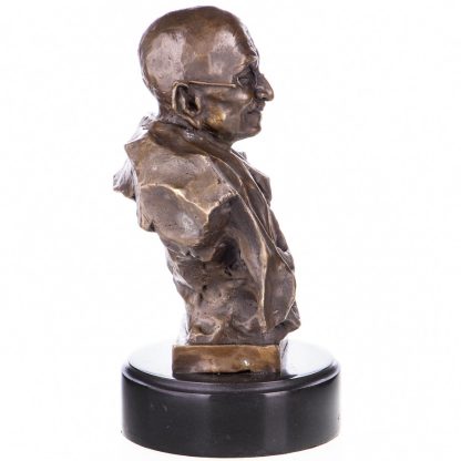 Bronze Figur Büste - Mahatma Gandhi 26x19x14cm2