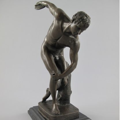 Bronze Figur Diskuswerfer 38x15x20cm