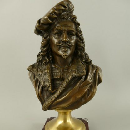 Bronze Figur Rembrandt Büste 29x10x16cm