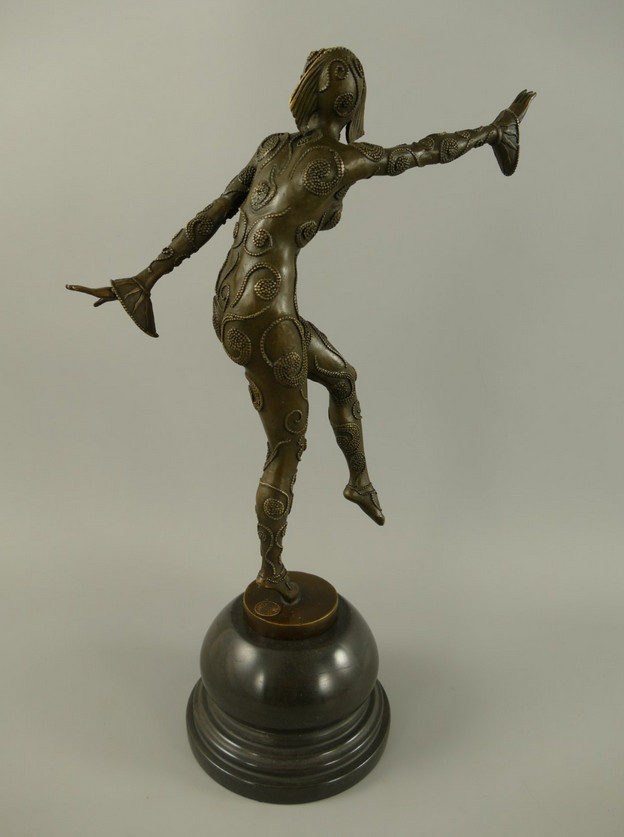 Bronze Figur Tänzerin 38x13x26cm3 Bronze Figur "Tänzerin" 38x13x26cm – Bild 3