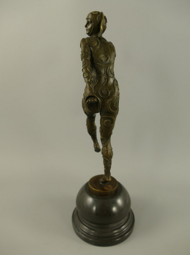 Bronze Figur Tänzerin 38x13x26cm4 Bronze Figur "Tänzerin" 38x13x26cm – Bild 4