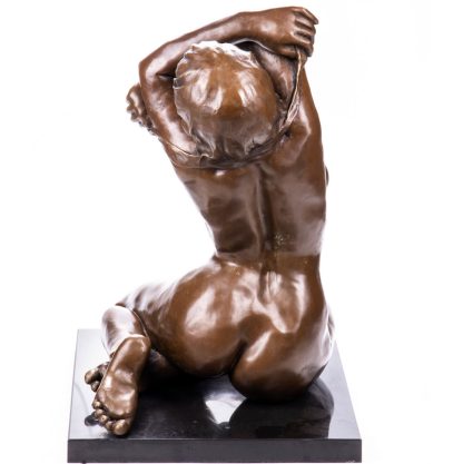 Erotische Bronzefigur "Weiblicher Akt" 68x56x45cm – Bild 4