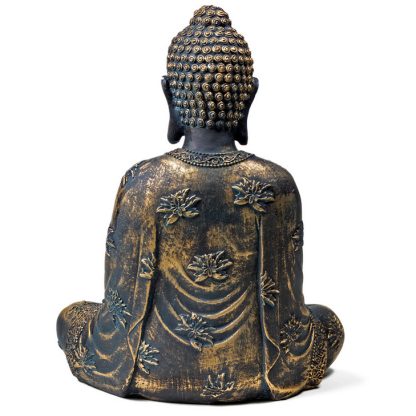 Meditierender Buddha Antiklook Japan 17x11x222