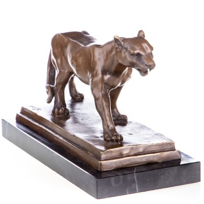 Bronze Figur Löwin 17x24x12cm2