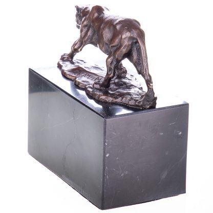 Bronze Figur Panther 26x10x7cm2