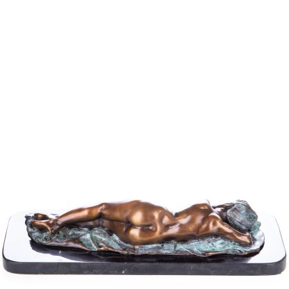 Farbige Bronzefigur Weiblicher Akt 6x31x14cm3 416x416 - Farbige Bronzefigur "Weiblicher Akt" 6x31x14cm