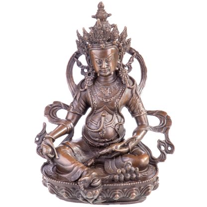 Asiatica Bronzefigur Gott des Reichtums Jambhala 21x16x11cm