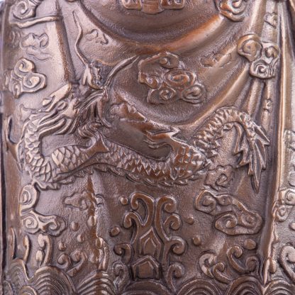 Asiatica Bronzefigur Legendärer Chinesischer General Guan Yu 29x20x20cm2
