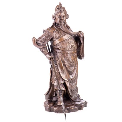 Asiatica Bronzefigur Legendaerer Chinesischer General Guan Yu 37x22x22cm5 416x416 - Asiatica Bronzefigur "Legendärer Chinesischer General Guan Yu" 37x22x22cm