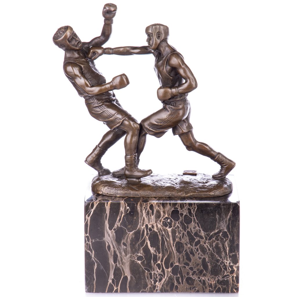Bronze Figur Boxer 24x14x8cm Bronze Figur Boxer 24x14x8cm