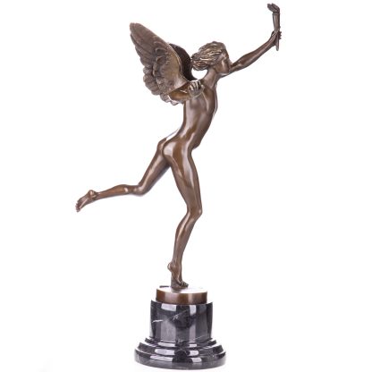 Bronze Figur Engel mit Fackel 48x30x24cm3 416x416 - Bronze Figur "Engel mit Fackel" 48x30x24cm