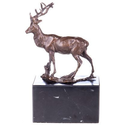 Bronze Figur Hirsch 21x13x7cm