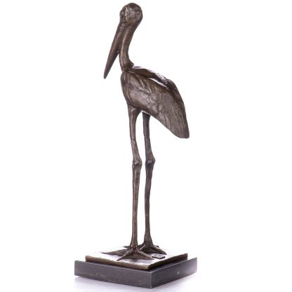 Bronze Figur Vogel Jabiru nach Bugatti 35x11x11cm2