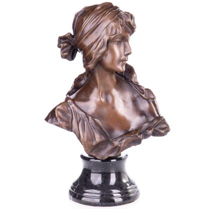 Bronze Figur Weibliche Büste 36x22x13cm