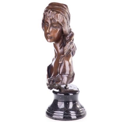 Bronze Figur Weibliche Büste 36x22x13cm2