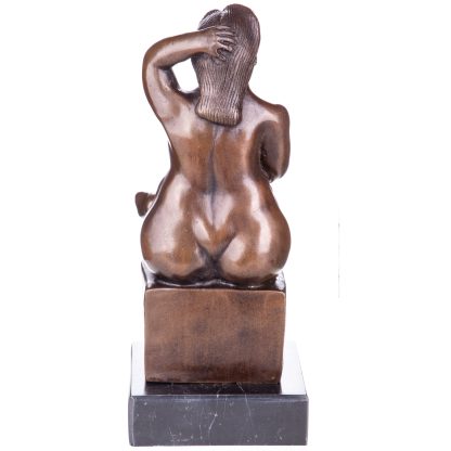 Moderne Bronzefigur "Weiblicher Akt" 27x11x13cm – Bild 3