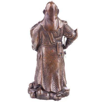 Asiatica Bronzefigur "Legendärer Chinesischer General Guan Yu" 18x9x20cm – Bild 3
