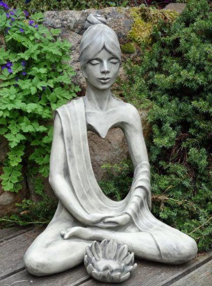 Yoga Spirit Anahata - Herzchakra Steinguss 61x50x31cm2