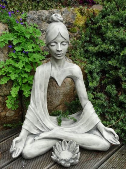 Yoga Spirit Sahasrara - Kronenchakra Steinguss 61x50x31cm2