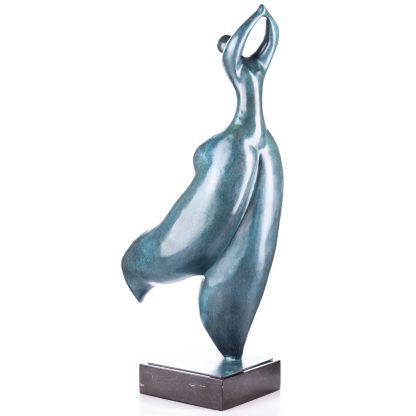 Moderne Bronzefigur Weiblicher Akt mit Gruener Patina 76x21x30cm4 scaled 416x416 - Moderne Bronzefigur "Weiblicher Akt" mit Grüner Patina 76x21x30cm