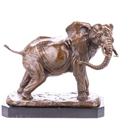 Bronzefigur Elefant 29x35x19cm