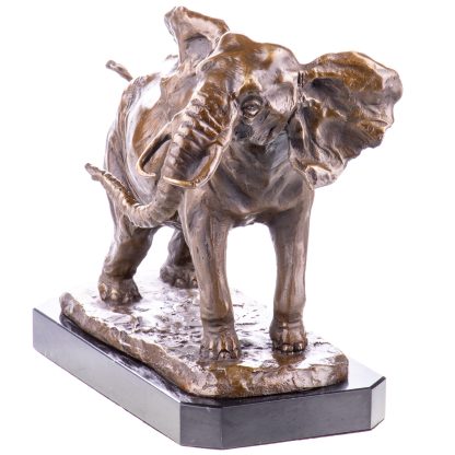 Bronzefigur Elefant 29x35x19cm – Bild 4