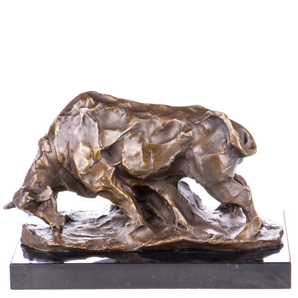 Bronzefigur Stier 21x32x18cm Bronzefigur Stier 21x32x1