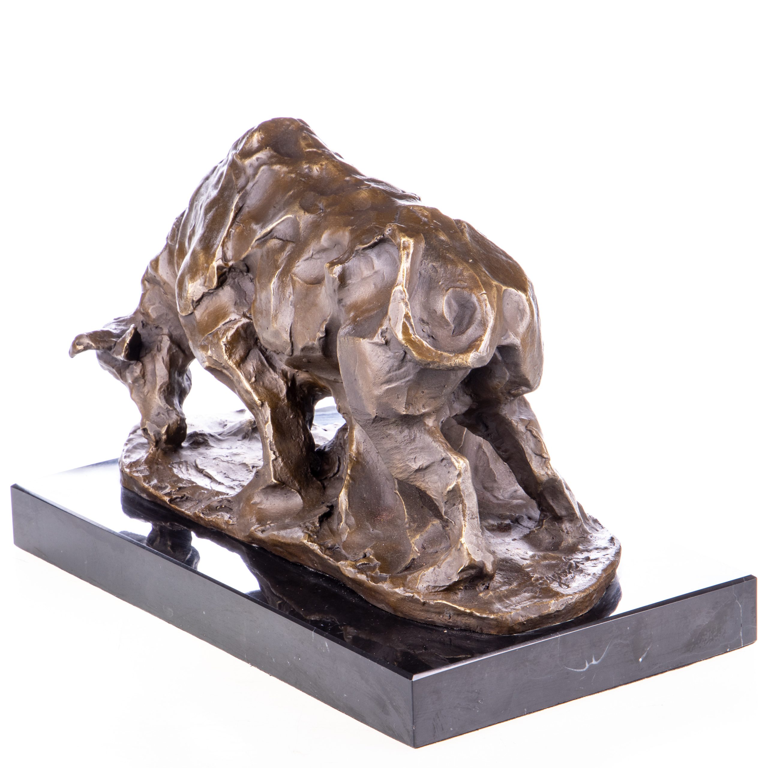 Bronzefigur Stier 21x32x18cm2 Bronzefigur Stier 21x32x18cm2