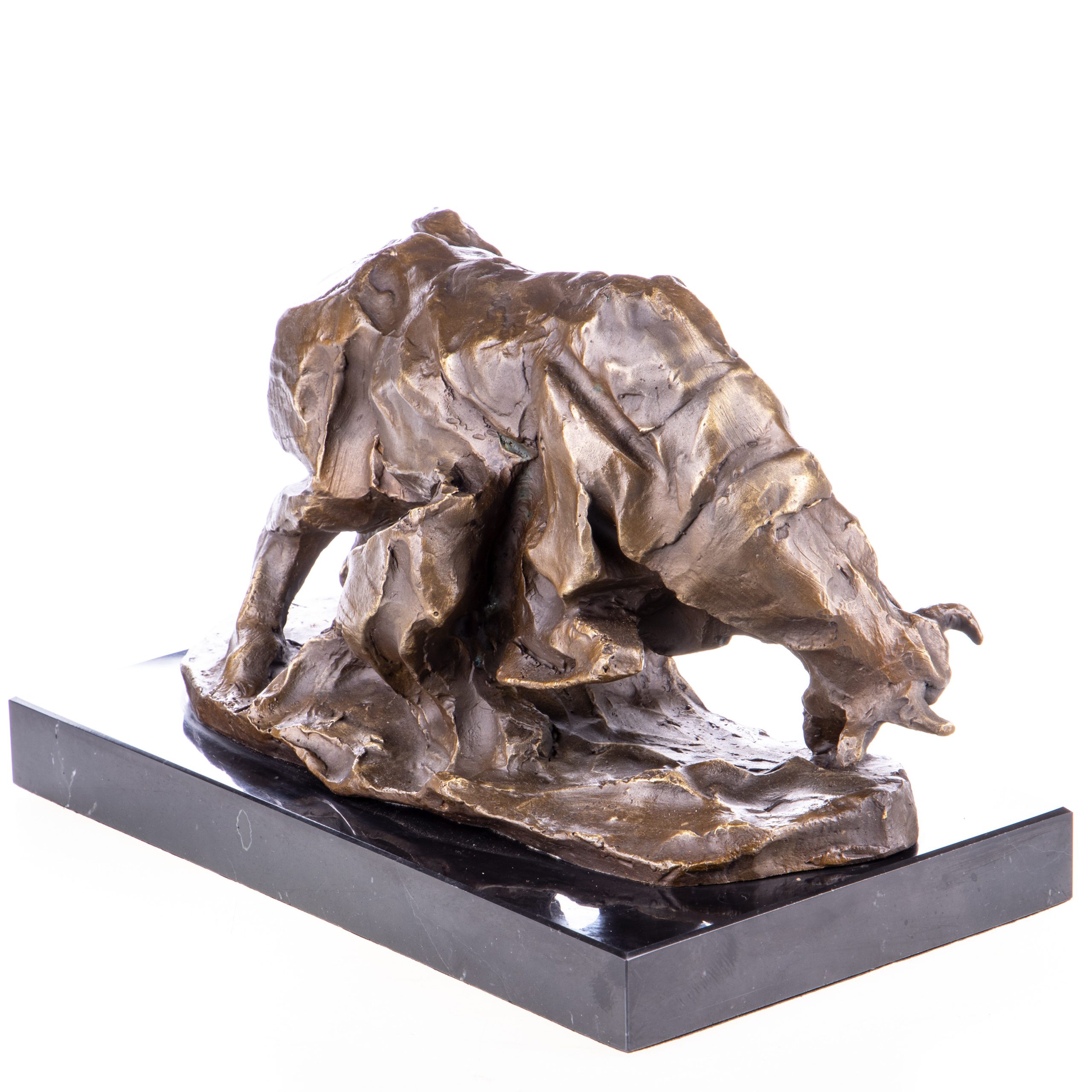 Bronzefigur Stier 21x32x18cm3 Bronzefigur Stier 21x32x18cm – Bild 3