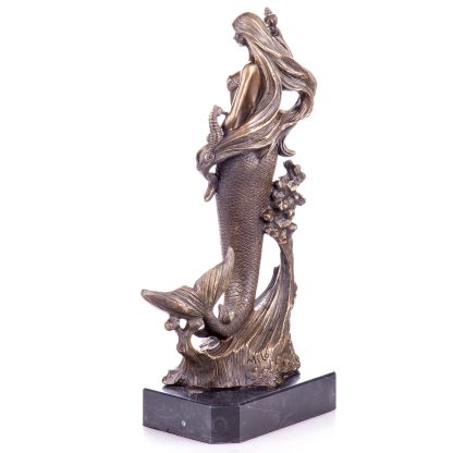 Bronzefigur Meerjungfrau 33x17x10cm3 416x416 - Bronzefigur "Meerjungfrau" 33x17x10cm