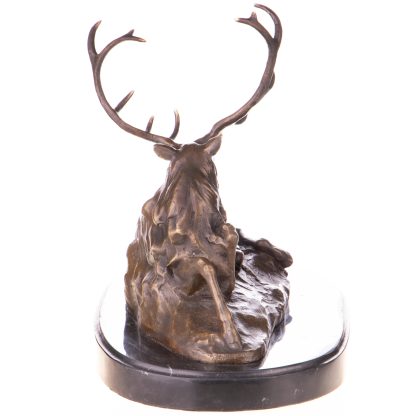 Bronzefigur Hirsch 27x34x20cm – Bild 3