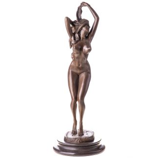 Bronzefigur Weiblicher Akt 42x15x15cm