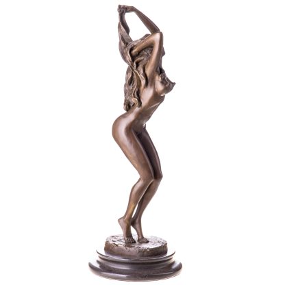 Bronzefigur Weiblicher Akt 42x15x15cm2