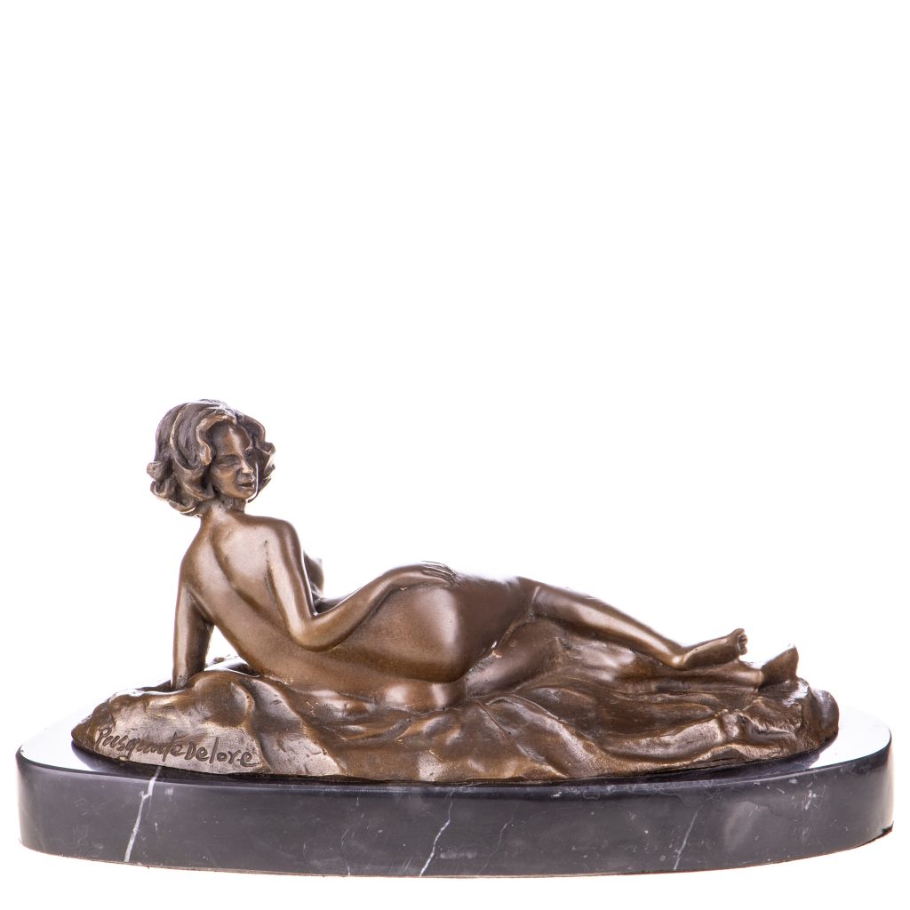 Bronzefigur weiblicher Akt 15x28x12cm Bronzefigur weiblicher Akt 15x28x12cm