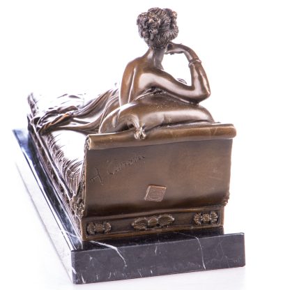 Bronzefigur der Pauline Bonaparte Venus Victrix nach A.Canova 20x33x13cm – Bild 4