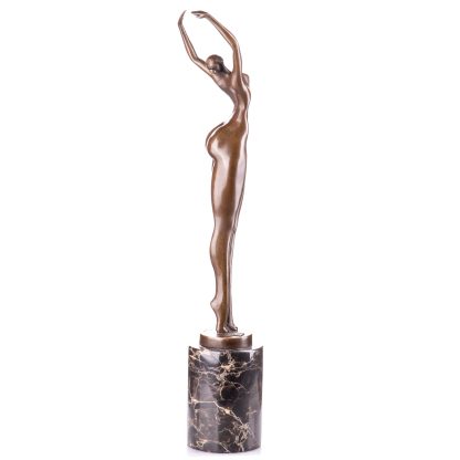 Moderne Bronzefigur Weiblicher Akt 47x9x9cm4 416x416 - Moderne Bronzefigur Weiblicher Akt 47x9x9cm