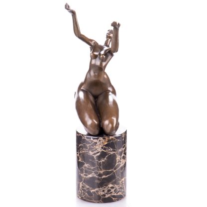 Moderne Bronzefigur Weiblicher Akt 32x13x10cm4 416x416 - Moderne Bronzefigur Weiblicher Akt 32x13x10cm
