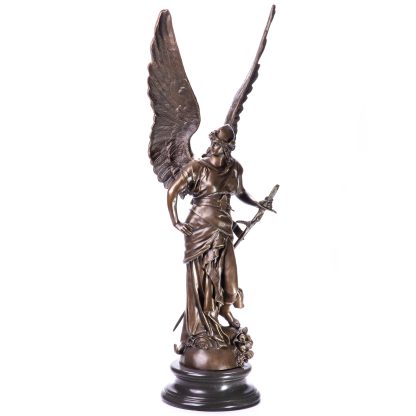 Bronzefigur Erzengel Gabriel 90x30x24cm