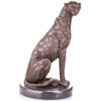 Bronzefigur Gepard 39x22x22cm
