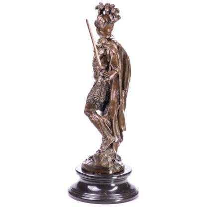 Bronzefigur Krieger 74x30x28cm – Bild 4