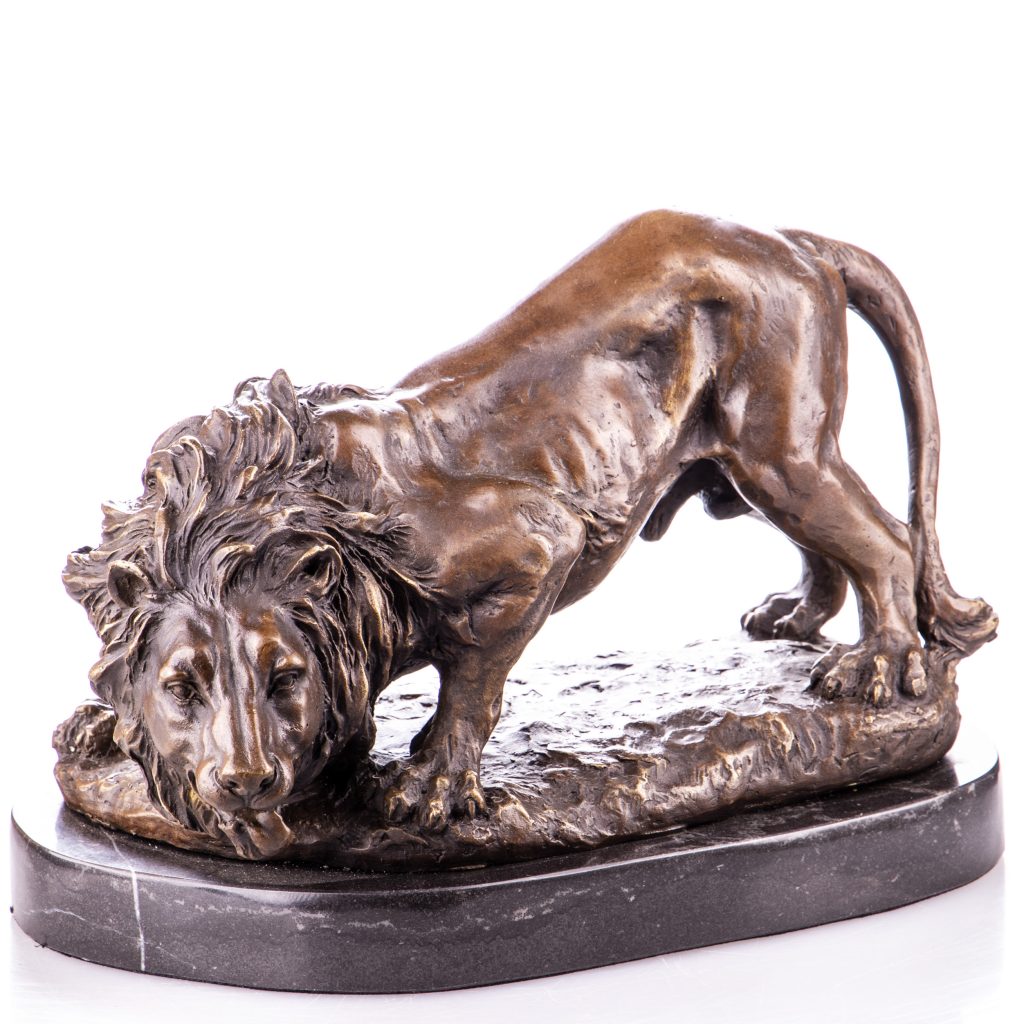 Bronzefigur Löwe 20x30x17cm Bronzefigur Löwe 20x30x17cm