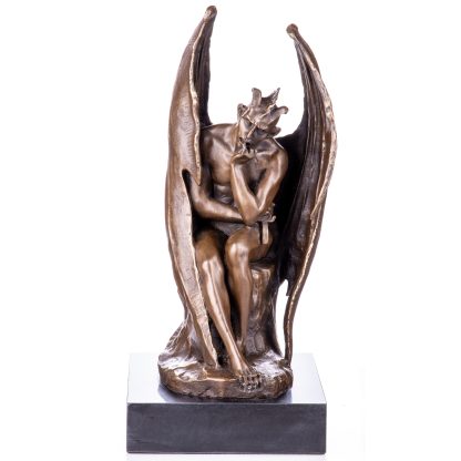 Bronzefigur Teufel 34x16x16cm