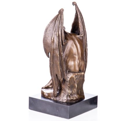 Bronzefigur Teufel 34x16x16cm2